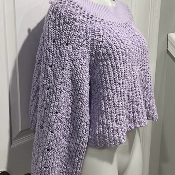 Free people purple pandora boat neck crop cotton sweater
Size XS - Picture 4 of 11